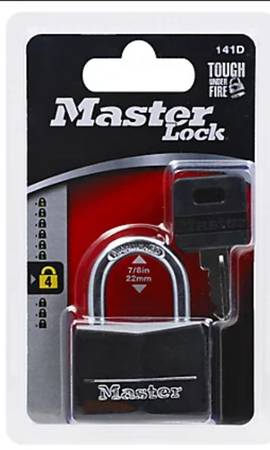 Master Lock Padlock with 2 Keys a set of (2). 1