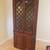 Vintage mahogany diamond pane corner cabinet 1 thumbnail