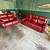 Maroon electric leather couch…. Manual love seat 1 thumbnail