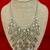 GIVENCHY CRYSTAL DROP BIB NECKLACE AND DROP EARRINGS IN SILVER-TONE ME 2 thumbnail