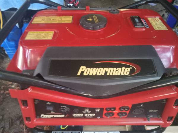 Powermate 3750/3000 Watt generator 1