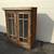 Antique Original Farmhouse Built in Wood & Glass Cabinet 1930s 1 thumbnail