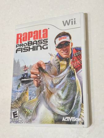 Nintendo Wii Rapala Pro Bass Fishing Video Game 1
