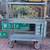 Stainless steel guard rail utility cart w/ upgraded 6-inch poly wheels 1 thumbnail