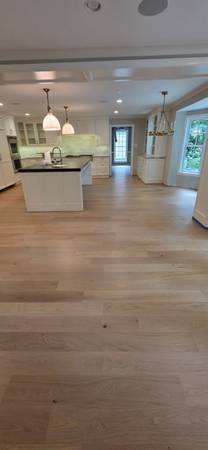 6” unfinished light character whote oak floor 1