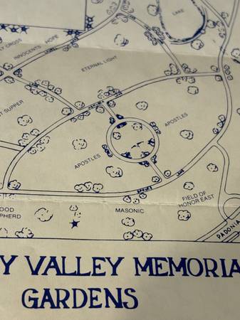 2 cemetery plots side by side Dulaney Valley Memorial Gardens 1