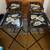 Four Vintage Mid Century Modern Toleware Folding TV Tray Tables 3 thumbnail