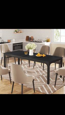 Lamekia Metal Base Dining Table 1