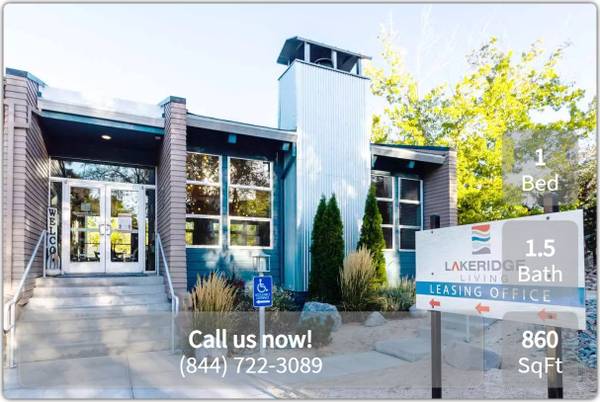 $1,626 / 1br - 860ft2 - $500 OFF MOVE-IN! 1 BD / 1.5 BA. Call for tour! (Reno)63992637499779121