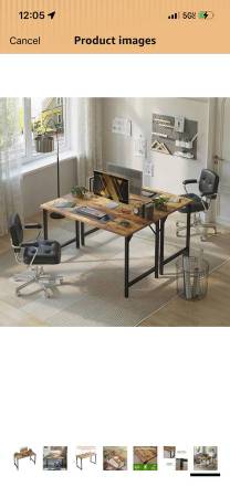 (2) computer/study/write desk and office chair/chairs can deliver 1