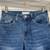 KANCAN HIGH RISE BOOTCUT FLARE JEANS RAW HEM Sz 25 LIKE NEW 5 thumbnail
