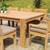 Outdoor patio teak sectional sofas and dinning tables, furniture 19 thumbnail