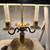 Solid Brass Metal Shade Vintage Bouillotte Table Lamp 2 thumbnail