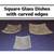 Square Glass Dishes with curved edges 1 thumbnail