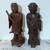TWO BEAUTIFUL VINTAGE CHINESE CARVED WOOD STATUES OF MALE ANCESTORS 1 thumbnail