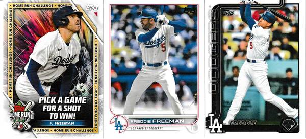 Freddie Freeman baseball card lot 1