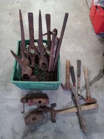 Pick ax and sledge hammer heads 1