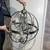 Gorgeous Brushed Nickel Globe Crystal Chandelier 3 thumbnail