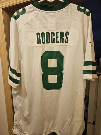 New York Jets Jersey Rodgers #8 Sz. XL 1