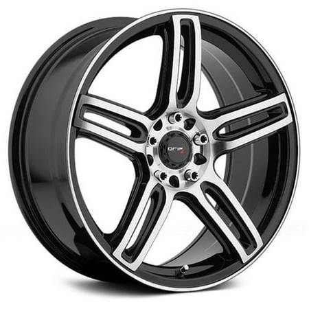 Drifz Tech R 307 Gloss Black W/ Machined Face..18x8 MBZ,Acura,BMW 1