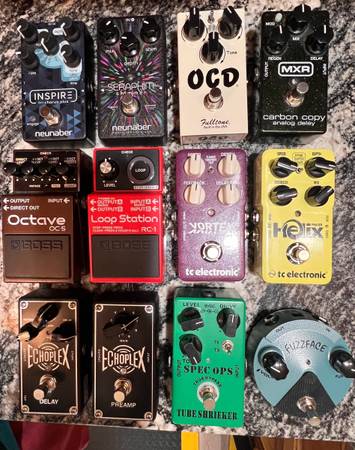 VARIOUS EFFECTS PEDALS 1