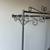 Grey Rolling Clothing Rack with Double Hangrails 8 thumbnail