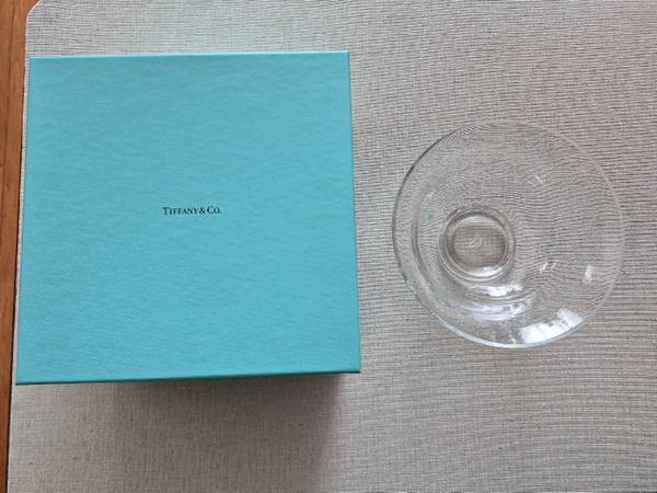 Tiffany and Co. Clear (etched flowers) Bowl 1