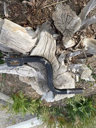 Pipe to a hitch. 1
