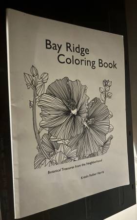 Bay Ridge Coloring Book Like New Botanicals 1