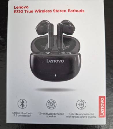 NIB -Lenovo E310Wireless Stereo Earbuds &  Thinkpad mouse 1