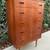 Mid Century Teak Highboy Dresser 15 thumbnail