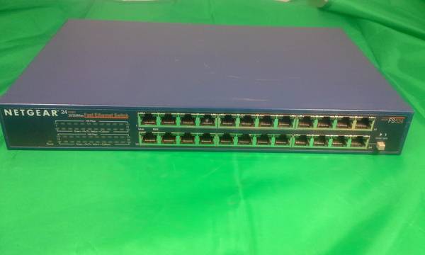 NETGEAR 24-Port Fast Ethernet 10/100 Unmanaged Switch JFS524 1