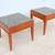 Contemporary George Simons for Brayton Granite Square Side Tables Pair 8 thumbnail