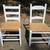 2 Painted Ladderback chairs 1 thumbnail