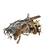 Mountain Lion Full Mount w Elk Antler arch, Large Natural Log Display 2 thumbnail
