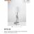 Modern Polished Chrome Table Lamps - Pair 9 thumbnail