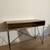 Solid Wood Desk / Console Table with Black Metal Legs 2 thumbnail