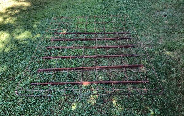 Rustic Box Spring for Garden Trellis 1