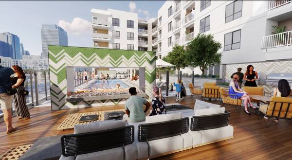 $3,926 / 2br - 1097ft2 - Full-size washer + dryer, Poolside fireplace, Bark park & spa (Los Angeles - Social District)63701204839169123
