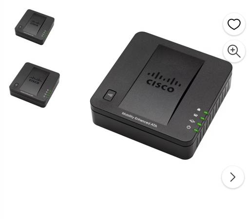 Cisco SPA232D Multi-Line DECT ATA - VoIP phone adapter - 100Mb LAN - A 1