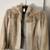 vintage womans tourmaline mink fur and beige leather jacket 2 thumbnail