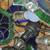 Tiffany Style Lamp Custom 80's Hobbyist 16"wide 5 thumbnail