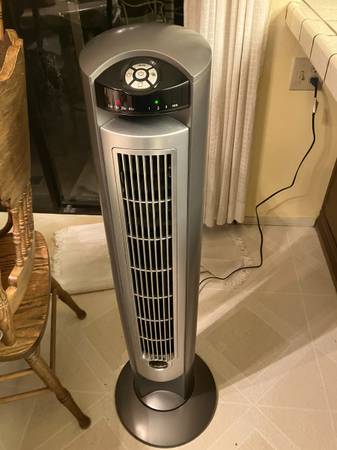 Lasko Oscillating Tower Fan, 3 Quiet Speeds, Timer,  Model 2551 1
