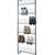 70” Metal Wall Mounted Black Shoe Rack/Organizer 1 thumbnail