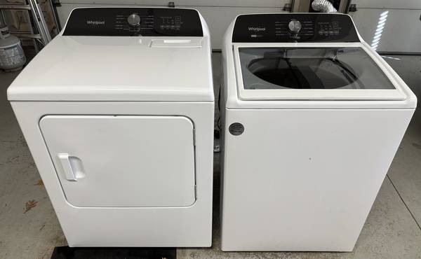 Whirlpool Top Load Washer & Electric Dryer 1