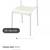 White Dining Table with Chair and Cushion 6 thumbnail