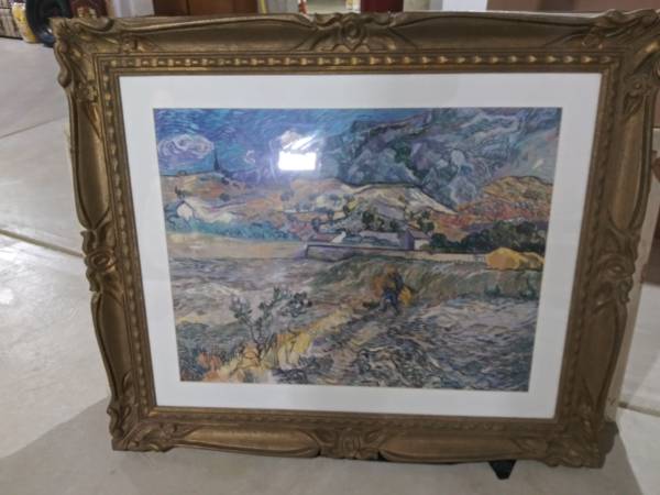 framed large Van Gogh print wall art 1