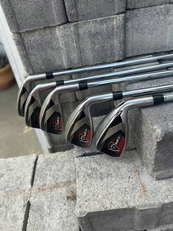 Callaway 5, 6, 7, 8, 9 - RZAZ-X Irons with Steel M-10 XP Shafts 1