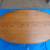 Decorative Solid Oak Oval Coffee Table With Lower Shelf; 3 thumbnail