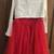 Girls red sequin holiday dress & cardigan set Size 6X 2 thumbnail